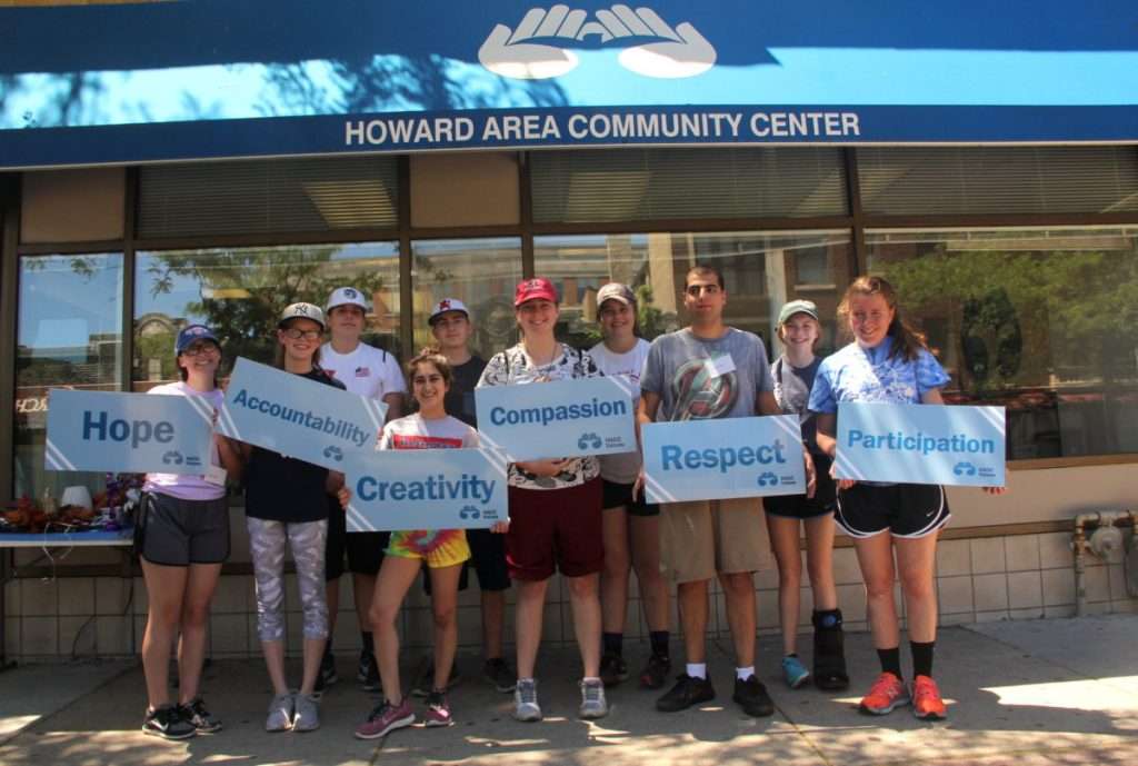 Howard and Evanston Community Center Volunteers