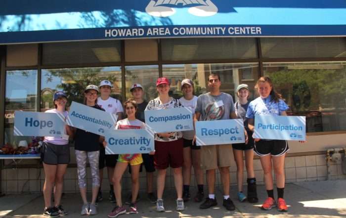 Howard and Evanston Community Center Volunteers