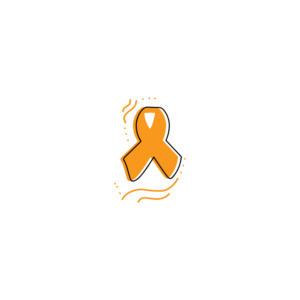 Orange ribbons icon